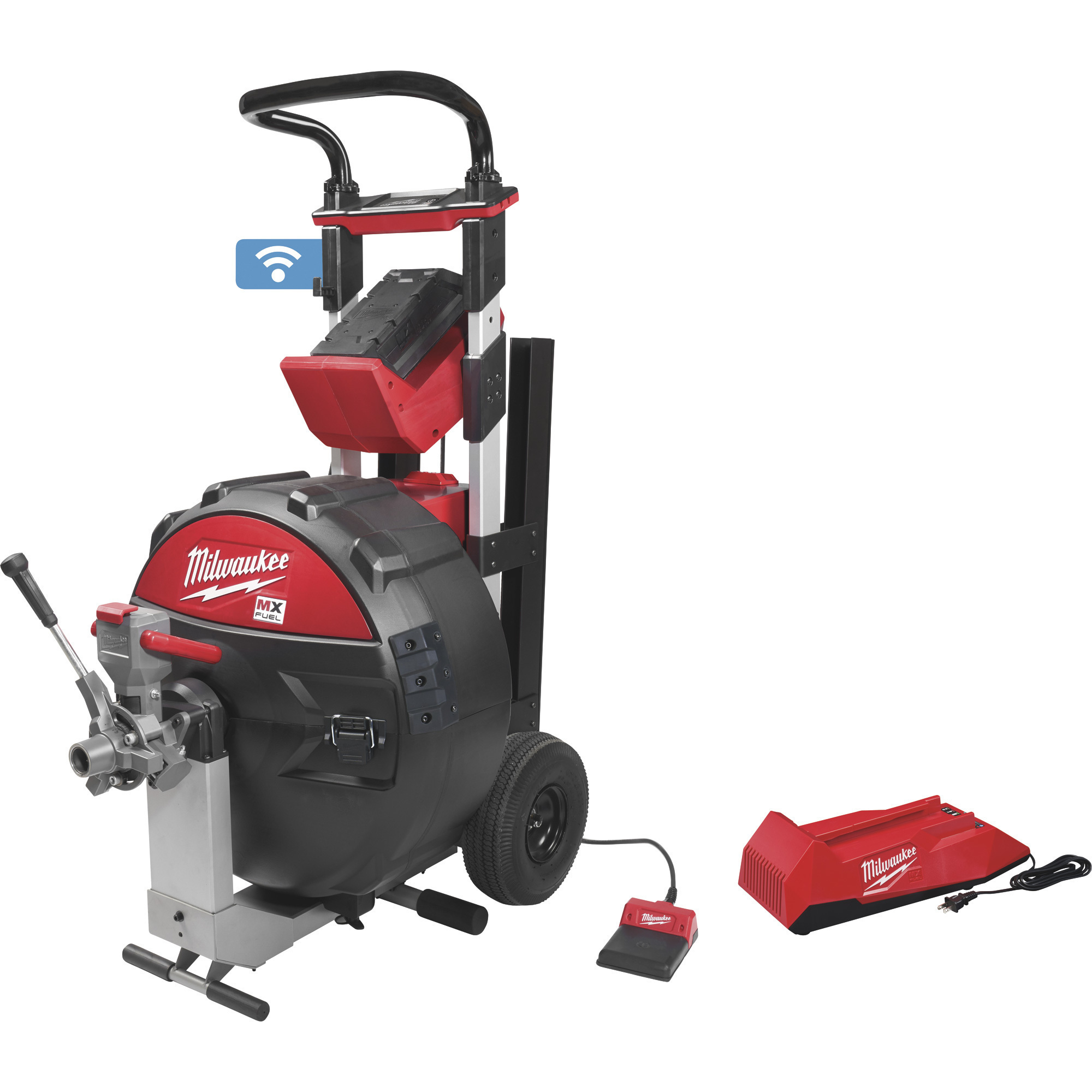 Milwaukee MX FUEL Cordless Sewer Drum Machine, One Battery, Model# MXF500-1CP